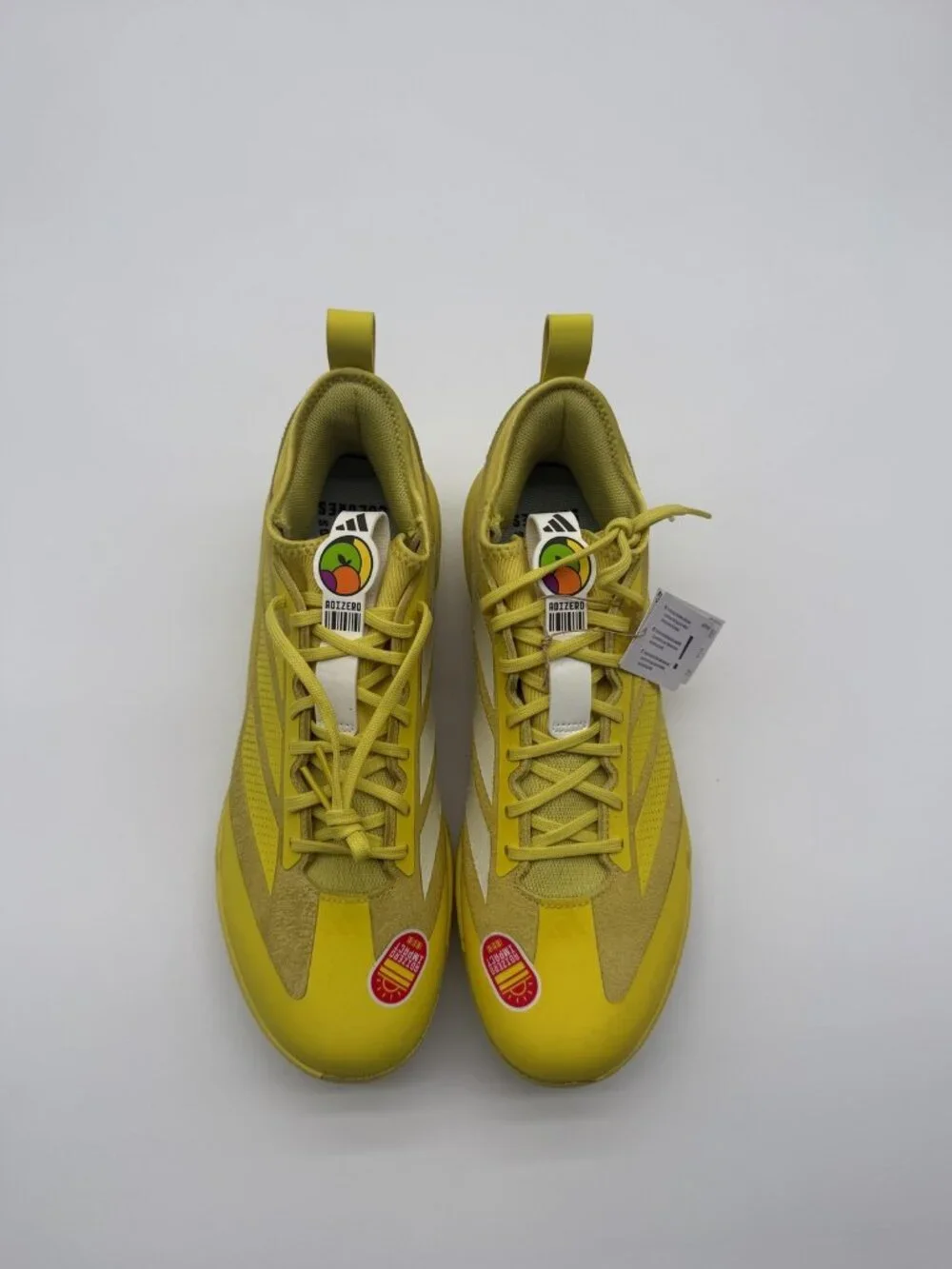 New Adidas Adizero Impact TPU Men's Size 13 Yellow Baseball Cleats JS2980